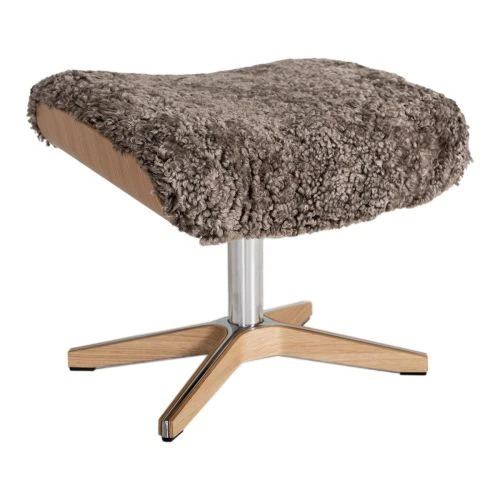 Air Fotpall Fårskinn Brun Hög 3 Air Fotpall Fårskinn Brun Hög