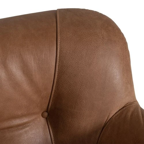 Carolina Fåtölj Skinn Konjak 7 Carolina Fåtölj Skinn Konjak - Bild 5