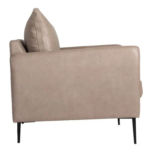 Alizee Fåtölj Skinn Mullvad 5 Alizee Fåtölj Skinn Mullvad - Bild 3