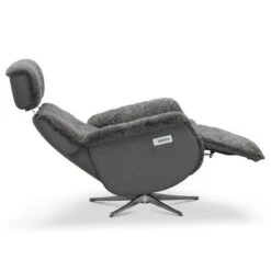 Lissabon Elstyrd Reclinerfåtölj Fårskinn Ljusgrå -Pal Shop 024458 lissabon 4