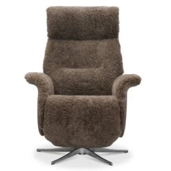 Lissabon Elstyrd Reclinerfåtölj Fårskinn Beige/brun -Pal Shop 024459 lissabon 5