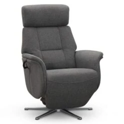 Lissabon Elstyrd Reclinerfåtölj Med Lift-up Tyg Grå