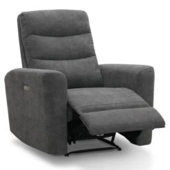 Chicago Reclinerfåtölj Elstyrd Tyg Grå