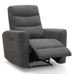Chicago Reclinerfåtölj Manuell Tyg Grå