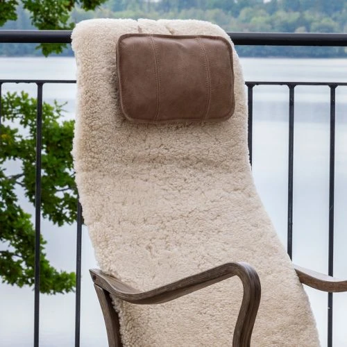 Chic Fåtölj Med Pall Fårskinn Moonlight 4 Chic Fåtölj Med Pall Fårskinn Moonlight - Bild 2