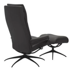 Stressless Tokyo Fåtölj Med Pall Läder Mörkgrå -Pal Shop 024497 3