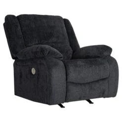 Ohio Reclinerfåtölj Elstyrd Tyg Grå