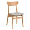 Rodham Stol Ek/tyg Grå 2 Rodham Stol Ek/tyg Grå -Pal Shop 120065 b rodham chair oak grey medium