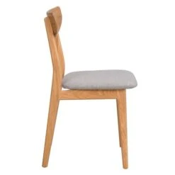 Rodham Stol Ek/tyg Grå -Pal Shop 120065 c rodham chair oak grey