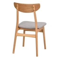 Rodham Stol Ek/tyg Grå -Pal Shop 120065 d rodham chair oak grey