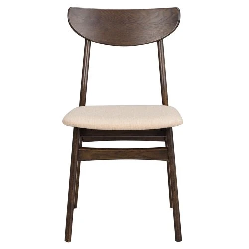 Rodham Stol Brun/tyg Beige 4 Rodham Stol Brun/tyg Beige - Bild 2