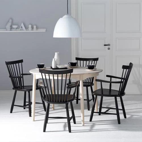 Lilla Åland Pinnstol Svartbetsad 4 Lilla Åland Pinnstol Svartbetsad - Bild 3