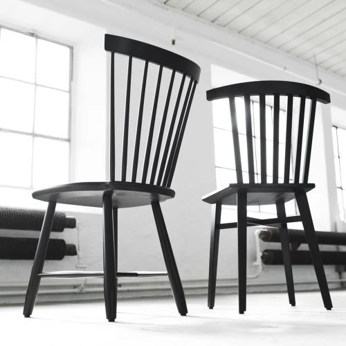 Lilla Åland Pinnstol Svartbetsad 3 Lilla Åland Pinnstol Svartbetsad - Bild 2