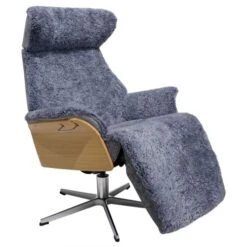 Air Snurrfåtölj Med Fotstöd Fårskinn Grå 10 Air Snurrfåtölj Med Fotstöd Fårskinn Grå -Pal Shop air fatolj 018099 4 1