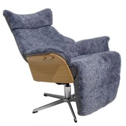 Air Snurrfåtölj Med Fotstöd Fårskinn Grå 11 Air Snurrfåtölj Med Fotstöd Fårskinn Grå -Pal Shop air fatolj 018099 5 1