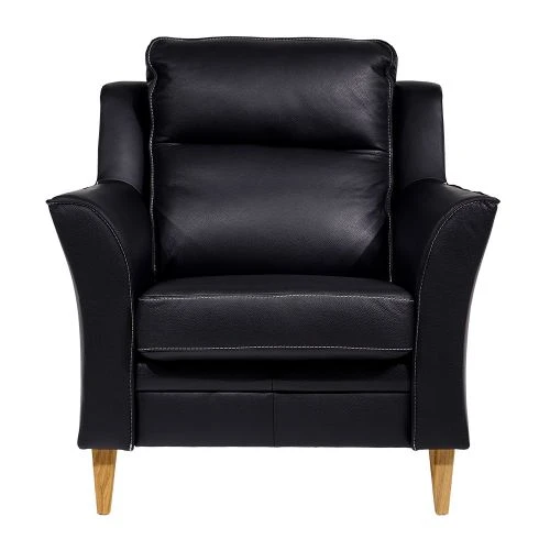 Casino Fåtölj Läder Svart 3 Casino Fåtölj Läder Svart