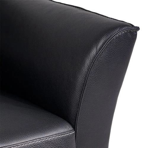 Casino Fåtölj Läder Svart 6 Casino Fåtölj Läder Svart - Bild 4