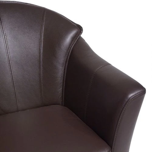 Club 95 Fåtölj Läder Brun 6 Club 95 Fåtölj Läder Brun - Bild 4