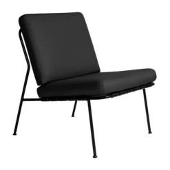 Domus Steel Fåtölj Läder Svart