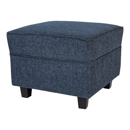 Duo Fotpall Tyg Blå 3 Duo Fotpall Tyg Blå