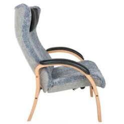 Easy Fåtölj Med Pall I Fårskinn Grafit -Pal Shop easy fa to lj pall graphit 014228 2 2