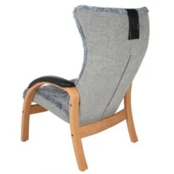 Easy Fåtölj Med Pall I Fårskinn Grafit -Pal Shop easy fa to lj pall graphit 014228 3 2