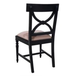 Gustavian Stol Svart/rosa -Pal Shop gustavian bellman stol 016455 3 1