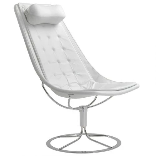 Jetson 66 Fåtölj Läder Vit 3 Jetson 66 Fåtölj Läder Vit