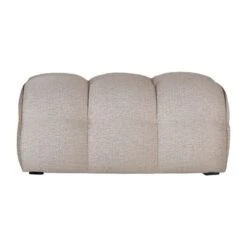 Kendall Fotpall Bouclé Beige