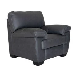 Malaga Fåtölj Skinn Grå