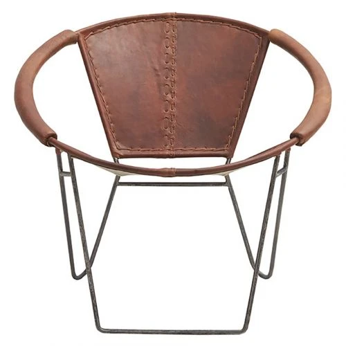 Melissa Skinnfåtölj Brun 3 Melissa Skinnfåtölj Brun