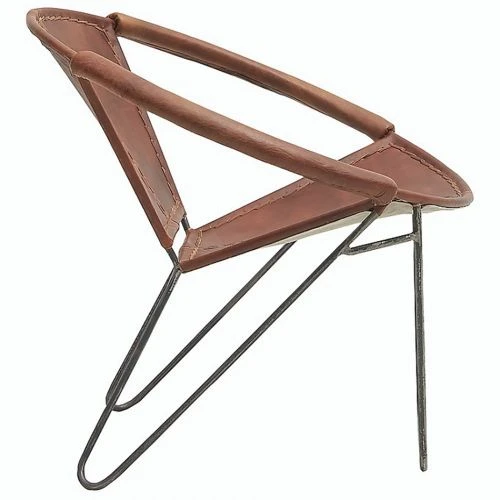 Melissa Skinnfåtölj Brun 6 Melissa Skinnfåtölj Brun - Bild 4