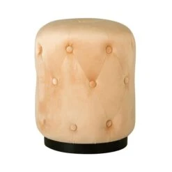 Nina Sittpuff Sammet Beige