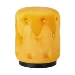 Nina Sittpuff Sammet Gul