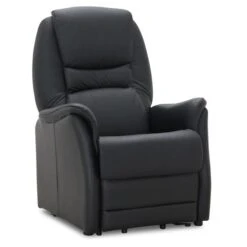 Oslo Reclinerfåtölj XL Skinn Svart