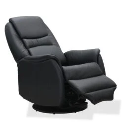 Oslo Reclinerfåtölj Snurr Skinn Svart 10 Oslo Reclinerfåtölj Snurr Skinn Svart -Pal Shop oslo 010952 3