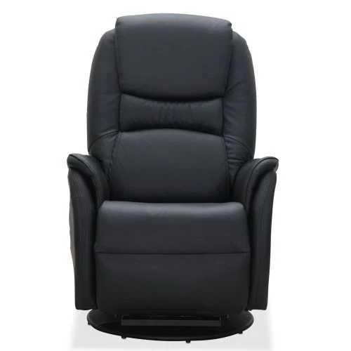 Oslo Reclinerfåtölj Snurr Skinn Svart 8 Oslo Reclinerfåtölj Snurr Skinn Svart - Bild 6