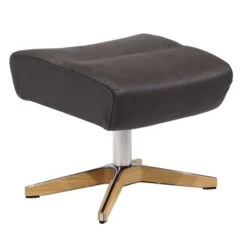 Relieve Fotpall Skinn Grå