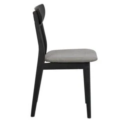 Rodham Stol Svart/tyg Mörkgrå -Pal Shop rodham 023097 2