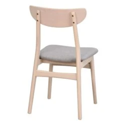 Rodham Stol Vitpigmenterad Ek/tyg Ljusgrå -Pal Shop rodham 023098 3