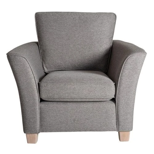 Valencia Fåtölj Tyg Gråbeige 4 Valencia Fåtölj Tyg Gråbeige - Bild 2