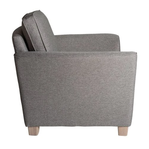 Valencia Fåtölj Tyg Gråbeige 5 Valencia Fåtölj Tyg Gråbeige - Bild 3