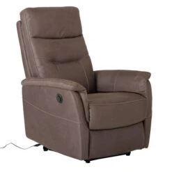 Vigo Reclinerfåtölj Tyg Gråbrun